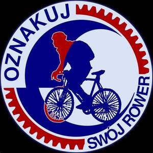 obrazek rowerzysty z napisem oznakuj rower